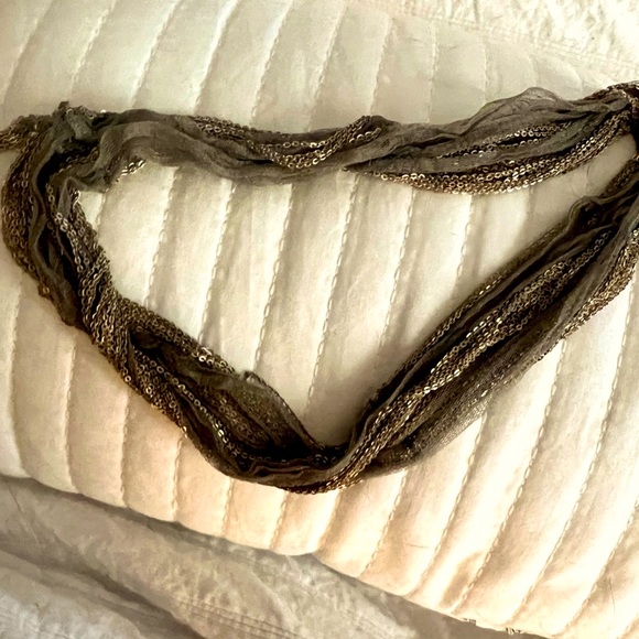 Metallic Mesh Necklace - Picture 3 of 4